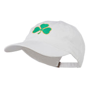 Shamrock Embroidered Washed Cap