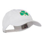 Shamrock Embroidered Washed Cap