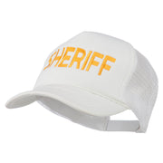 Sheriff Embroidered Foam Front Mesh Back Cap