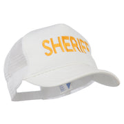 Sheriff Embroidered Foam Front Mesh Back Cap