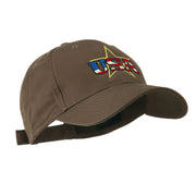 USA Logo with Star Embroidered Cap