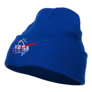 NASA Logo Embroidered Long Beanie