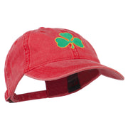 Shamrock Embroidered Washed Cap