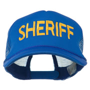 Sheriff Embroidered Foam Front Mesh Back Cap