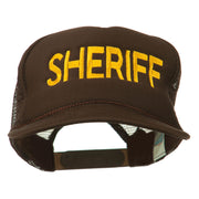 Sheriff Embroidered Foam Front Mesh Back Cap