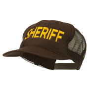 Sheriff Embroidered Foam Front Mesh Back Cap