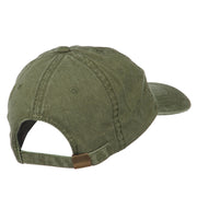 Salmon Squid Rig Embroidered Washed Cap