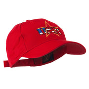 USA Logo with Star Embroidered Cap