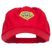 Super Dad Family Patched Low Cotton Cap