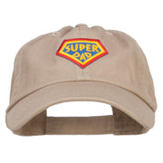 Super Dad Family Patched Low Cotton Cap