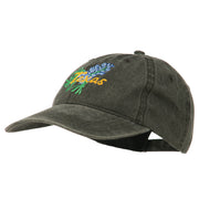 Texas State Bluebonnet Flower Embroidered Cap