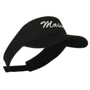 Maine State Embroidered Sun Visor