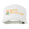 Seasons Greetings Embroidered Cap