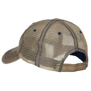 US Coast Guard Embroidered Low Profile Cotton Mesh Cap