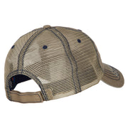 US Coast Guard Embroidered Low Profile Cotton Mesh Cap