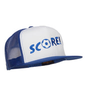 Soccer Score Embroidered Classic Trucker Cap