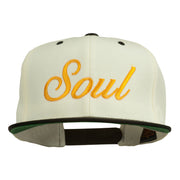 Soul Embroidered Snapback Cap