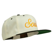 Soul Embroidered Snapback Cap