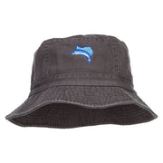 Sailfish Embroidered Pigment Dyed Bucket Hat