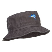 Sailfish Embroidered Pigment Dyed Bucket Hat