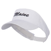 Maine State Embroidered Sun Visor