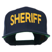 Sheriff Embroidered Snapback Cap