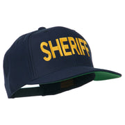 Sheriff Embroidered Snapback Cap