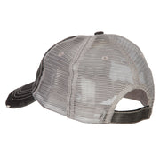 US Coast Guard Embroidered Low Profile Cotton Mesh Cap