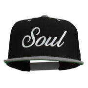 Soul Embroidered Snapback Cap