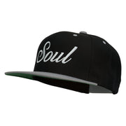 Soul Embroidered Snapback Cap