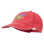 Texas State Bluebonnet Flower Embroidered Cap