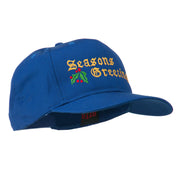 Seasons Greetings Embroidered Cap