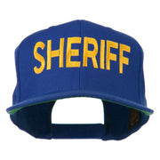 Sheriff Embroidered Snapback Cap