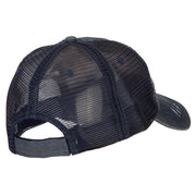 US Coast Guard Embroidered Low Profile Cotton Mesh Cap