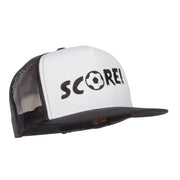 Soccer Score Embroidered Classic Trucker Cap