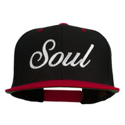 Soul Embroidered Snapback Cap