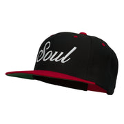 Soul Embroidered Snapback Cap