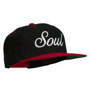 Soul Embroidered Snapback Cap