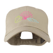 Ocean Seashells Embroidered Cap