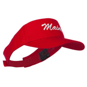 Maine State Embroidered Sun Visor