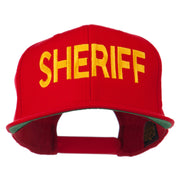 Sheriff Embroidered Snapback Cap