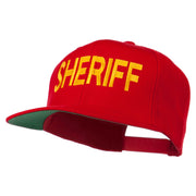 Sheriff Embroidered Snapback Cap