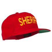 Sheriff Embroidered Snapback Cap