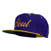 Soul Embroidered Snapback Cap