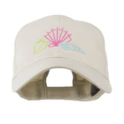 Ocean Seashells Embroidered Cap