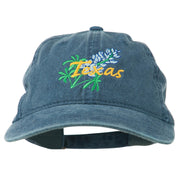 Texas State Bluebonnet Flower Embroidered Cap