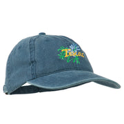 Texas State Bluebonnet Flower Embroidered Cap