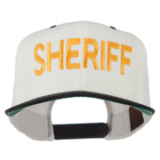 Sheriff Embroidered Snapback Cap