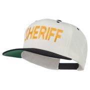 Sheriff Embroidered Snapback Cap