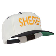 Sheriff Embroidered Snapback Cap